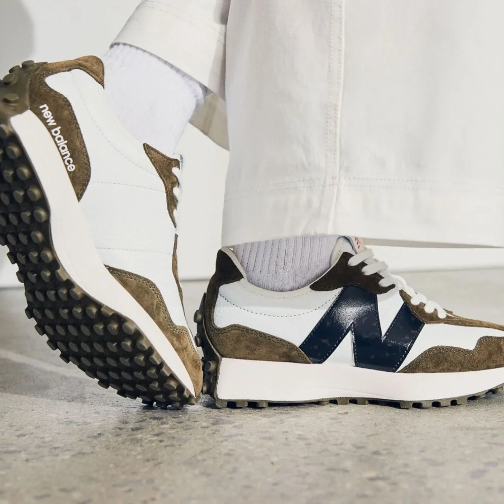 NWOT New Balance & Calia White Tortise 327 sneakers - Picture 4 of 7